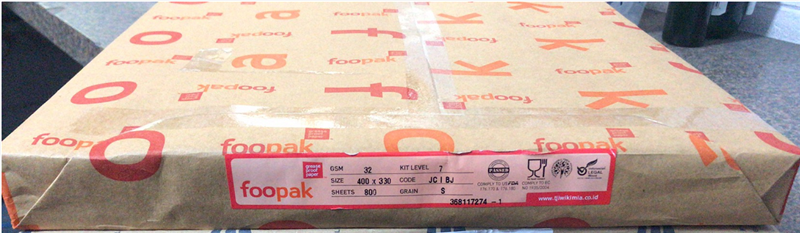Scan Greaseproof Paper 32gsm - 1/3cut 400x220mm - White 1200s