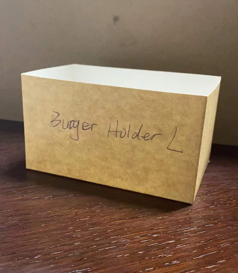 Burger Holder Large - Brown 1000s