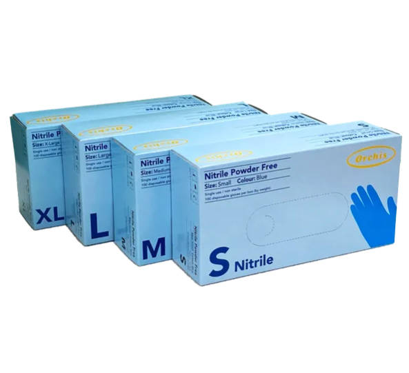 Nitrile - Extra Large Powder Free - Blue 100x10P