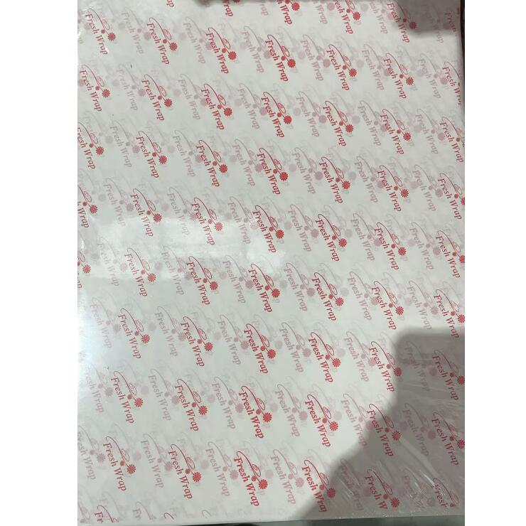 Greaseproof Paper 32gsm - Premium  long 1/2cut 420x330mm - Printed- 800s