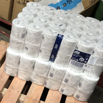 Toilet Roll 2ply x 400s x 48r - 100x100mm - Tork T4 Bundle