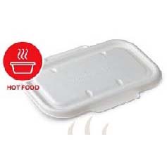 Sugarcane Tray Lids - Fit Container 24/32oz (720/960ml) 235.6x135x12.5mm - 400s