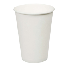 80mm Single Wall Coffee Cup 12oz/360ml - White 50x20P