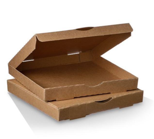 Pizza Box 13in/330x330x40mm - Brown 100s