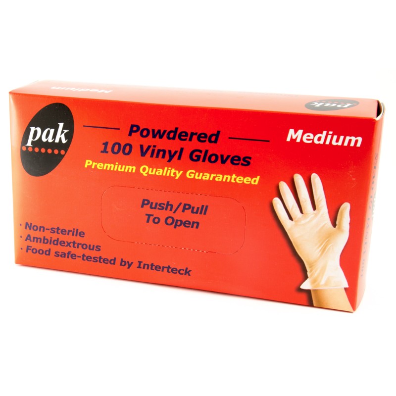 Vinyl Clear - Medium - Powdered 100sx10P