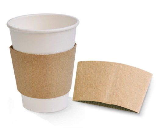 Cup Sleeve 90mm - Brown 100x10P