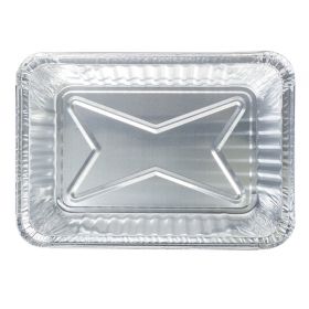 Foil Container 1100ml/220x154x46mm - Silver 125x4P
