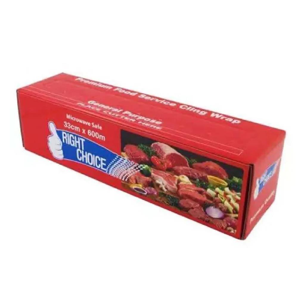 Cling Wraps - PVC 33cmx600m - Clear 1R