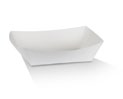Boat Tray Small No.2 - Cardboard 110x75x40mm - White 900s