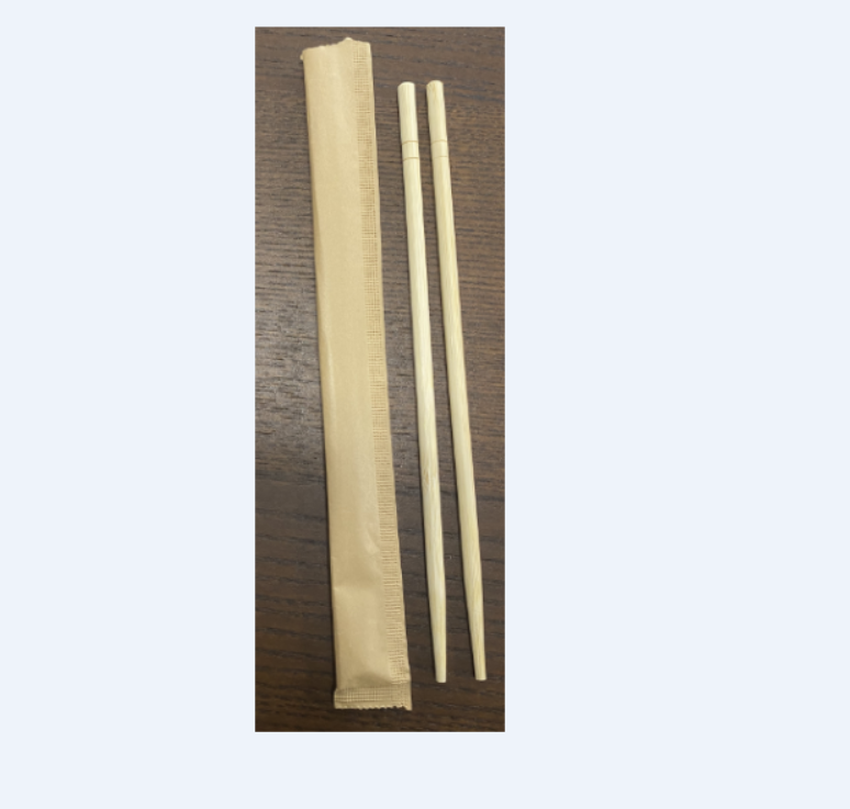 Chopsticks 20cm BCS20PLW - Round Full Paper Bag - Bamboo Light Brown 3000s