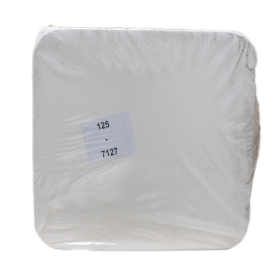Square Foil Container Lid 127 - Silver 125s