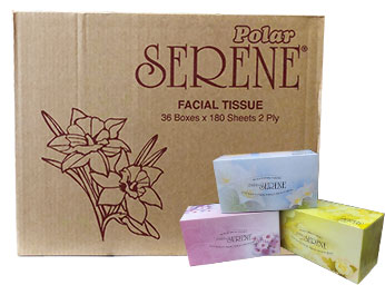 Facial Tissue 2ply x 180s x 36P - Polar