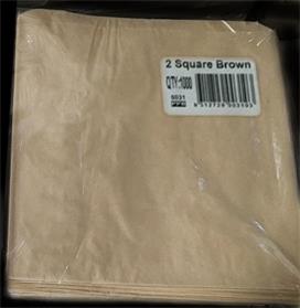 2 Square - Brown 200x205mm - 1000s