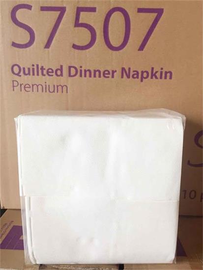 Dinner Quilted Napkin 2 ply GT- White 100x10P