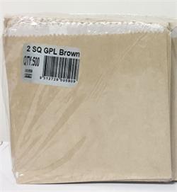 GPL 2 Square - Brown 200x205mm - 500s