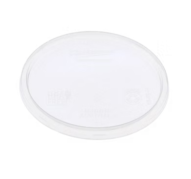 Plastic Bowl Round Lid 180mm - Plastic 180x7.5mm - Clear 50x8P AWESOME