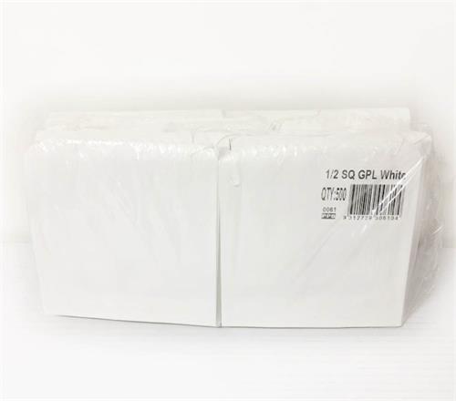 GPL 1/2 Square - White 140x140mm - 500s