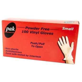 Vinyl Clear - Small - Powder Free 100sx10P