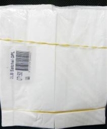 GPL 2LB Satchel - White 130x305x45mm - 500s