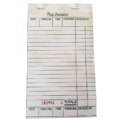 Tax Invoice 2ply - Pink 100s