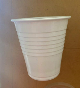 Plastic Cup 6oz/180ml - White 50x20P