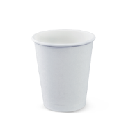 80mm Single Wall Coffee Cup 8oz/240ml - White 50x20P