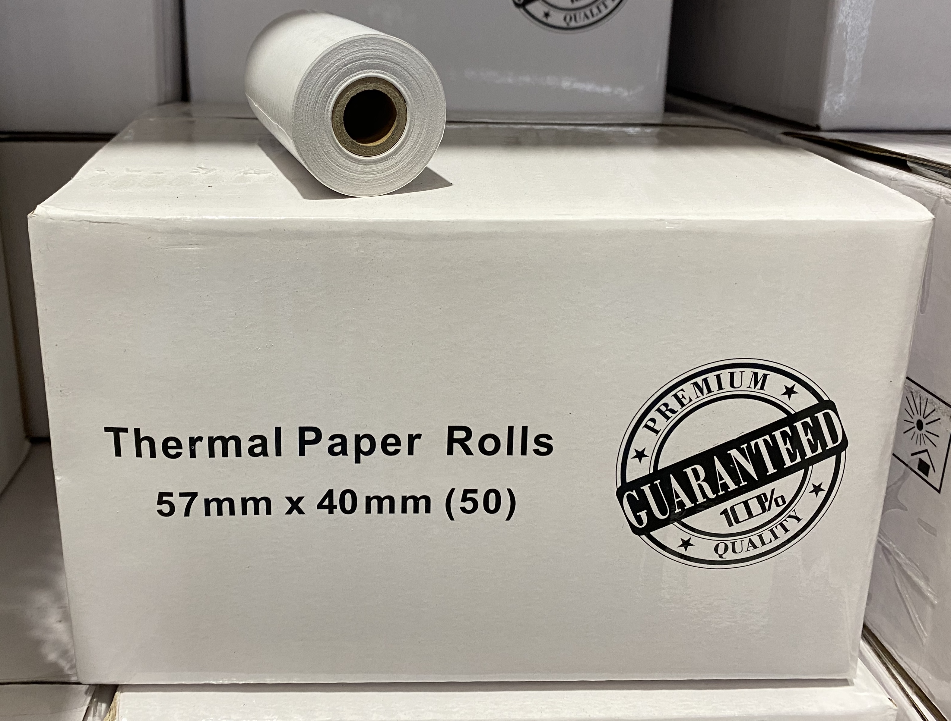Thermal Paper 57x40mm - White 48s