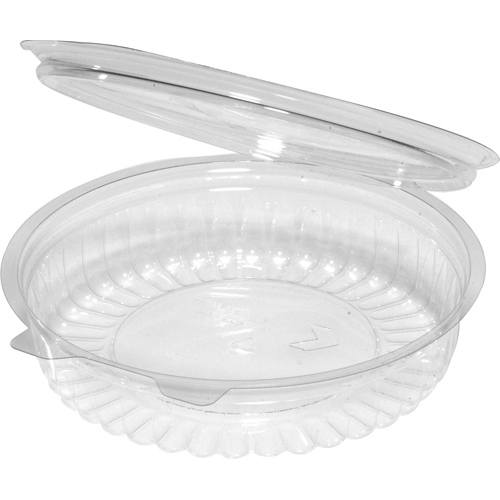 Show Bowl Flat Lid 20oz/568ml - Plastic 170x40mm - Clear 50x3P