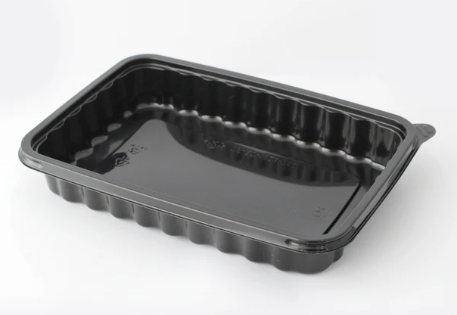 Rectangular Container 750ml - Plastic 175x118x56mm - Black 200s