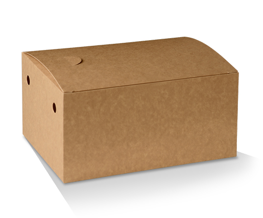 Snack Box Large 200x120x70mm - Brown 50x5P