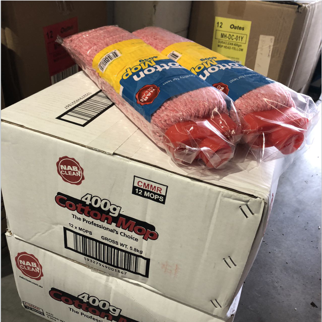 Cotton Mop 400g - Red 1s