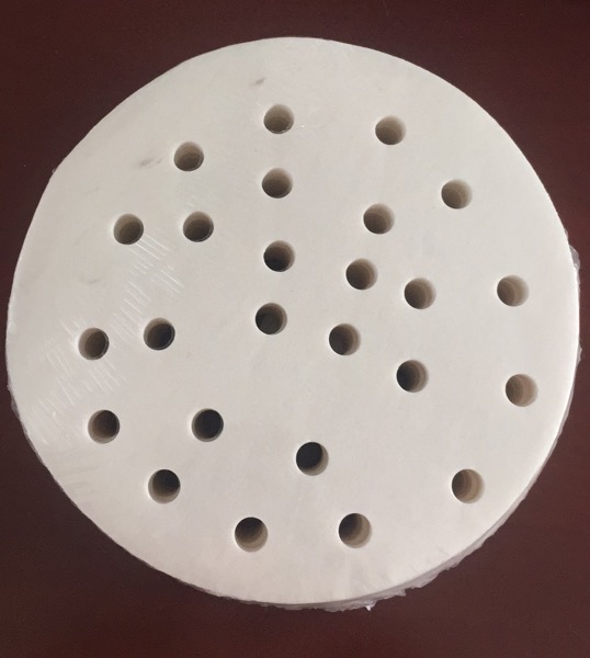 Dim Sum Paper 6in - Circles with Holes White 500x10P
