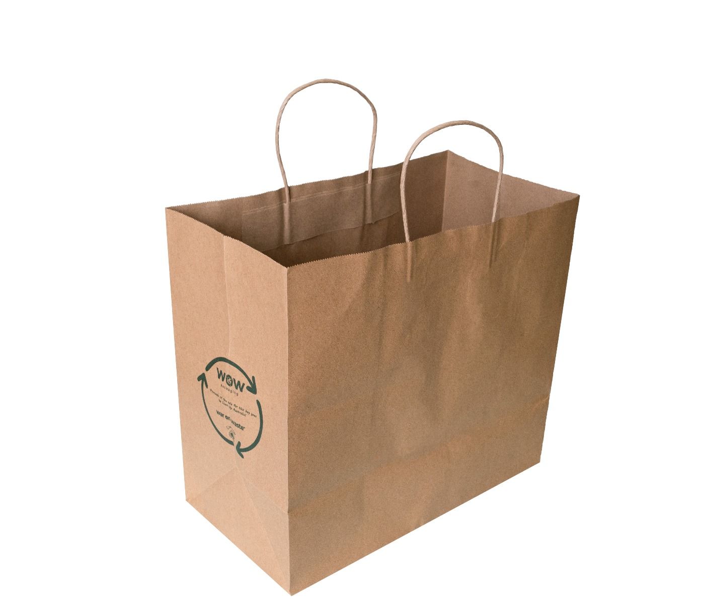Uber Medium 305x175x305mm - Twist Paper Bag - Kraft 250s