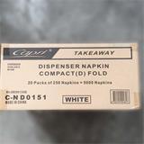 Dispenser Napkin - White 250x20P