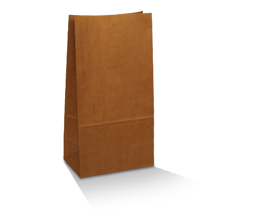 SOS8 - Paper Bag 157x100x310mm - Brown 500s