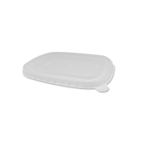 Rectangular Container Lid 172x120mm suit 500-1000ml - PP 300s