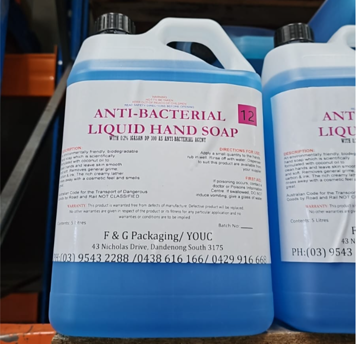 Hand Soap - AntiBacterial - Blue 5lt