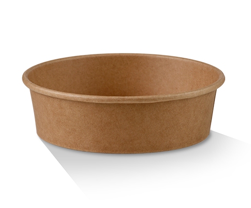 ** Salad Bowls 16oz/480ml - PE Coated Kraft 150x128x45mm - Brown 50x6P