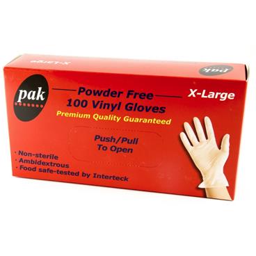 * Vinyl Clear - XLarge - Powder Free 100sx10P