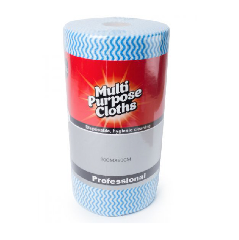 Extra Heavy Duty Roll Wipes - Blue 80s