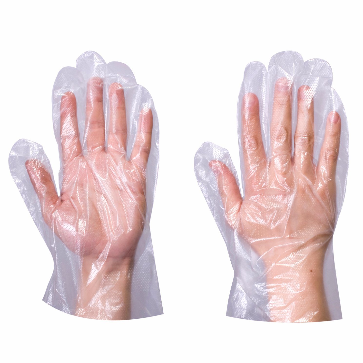 LDPE Gloves Medium - Clear 500x10P