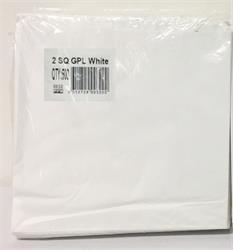 GPL 2 Square - White 200x205mm - 500s