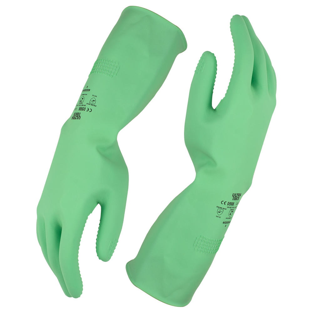 Kitchen Rubber 8 - Ultra Touch - Medium - Green 12pairs