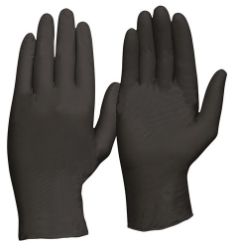 Nitrile - Extra Large Powder Free - Black 100x10P