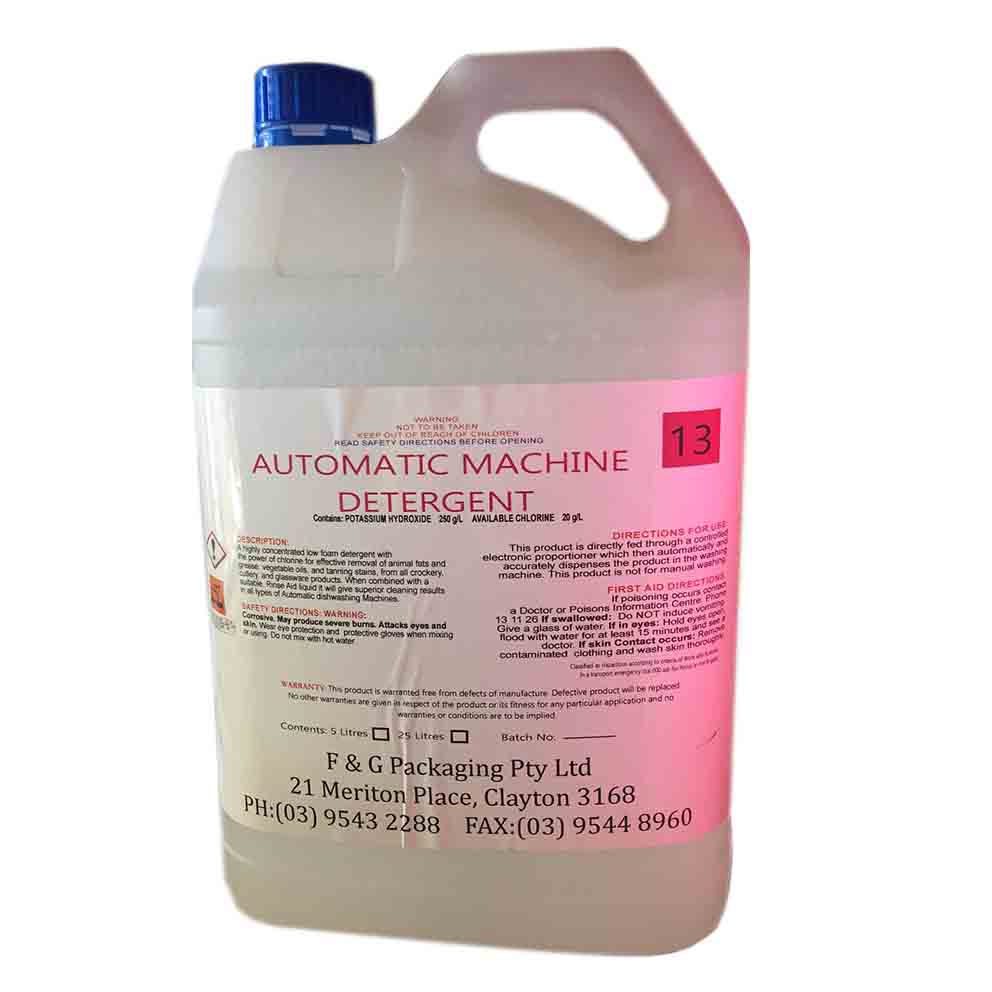 Dishwashing - Auto Machine Detergent 5lt