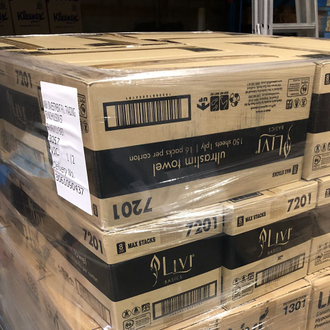 Ultraslim HPT 1ply x 230x240mm x 150s - Carton 16P - Livi Basics