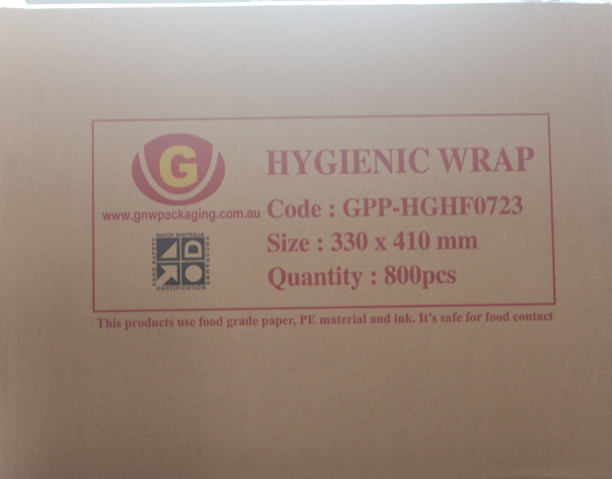 Deli Paper Wraps Poly Coated - 1/2cut 410x330mm - Fresh & Heathy 800s