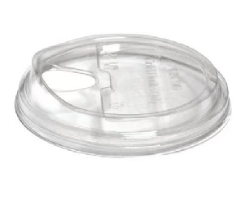 96mm PET Sipper Lid - Clear 100x10P
