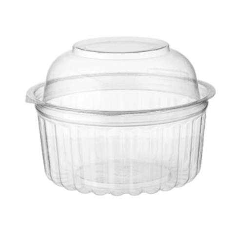 Show Bowl Dome Lid 12oz /341ml - Plastic 116x55mm - Clear 50x5P