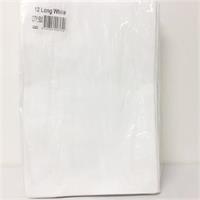 * 12 Long - White 300x460mm - 500s